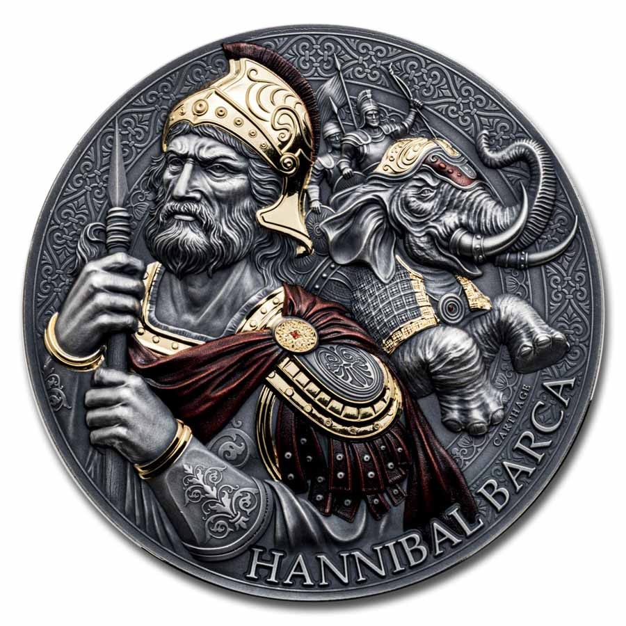 2025 Cameroon 5 oz Silver Great Commanders: Hannibal Barca | eBay