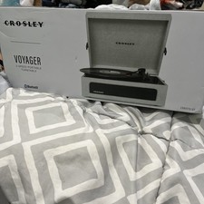 Crosley Voyager Turntable - Gray CR8017A-GY New In Box Sealed