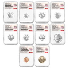 2026-S U.S. Silver Proof 10pc Set NGC PF70UC FDI American 250th Anniversary