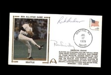 Rick Burleson Ron Guidry Signed 1979 50th All Star Game First Day Cover Cache FD