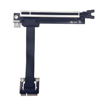 PCIe 4.0 1X Riser Cable Flexible Flat Extension for Graphics Card PCIe 3.0