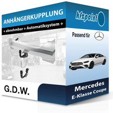 Für Mercedes E-Klasse Coupe 03.2017-jetzt G.D.W. Anhängerkupplung abnehmbar AHK