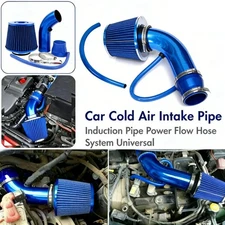 ❤️3" Car Cold Air Intake Filter Induction Kit Pipe Power Flow Hose System