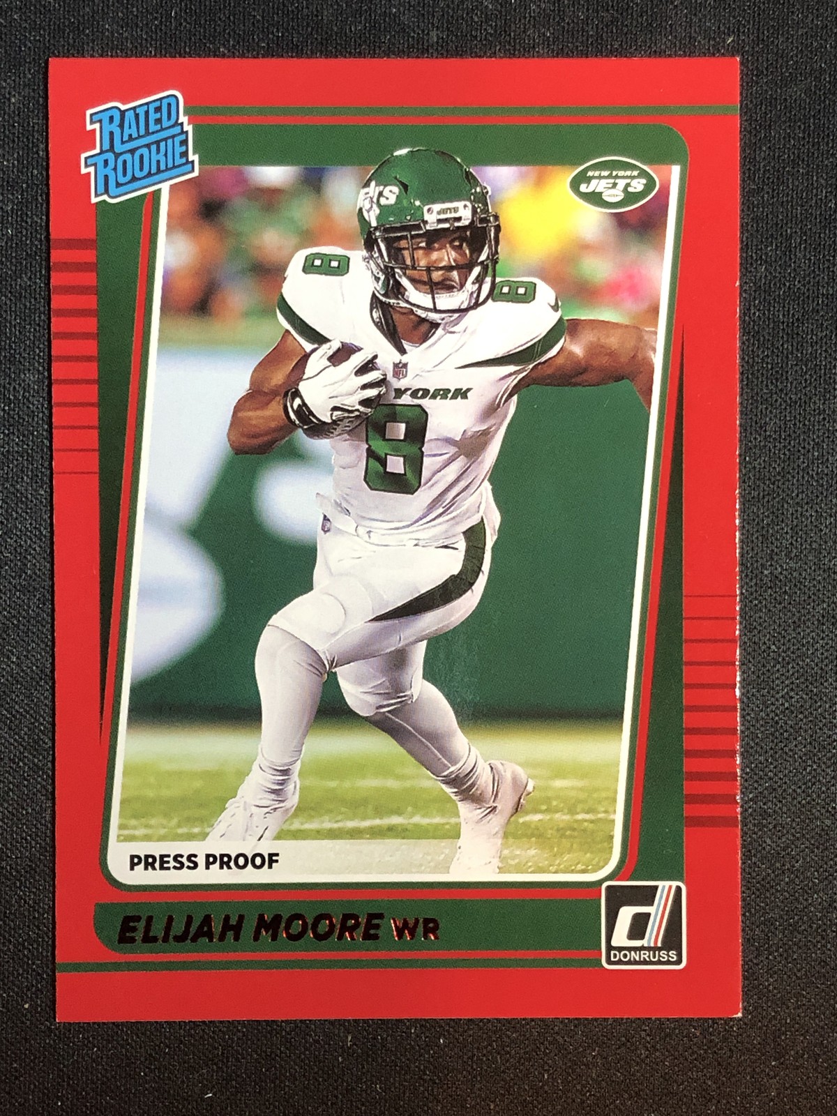 2021 Donruss #271 Elijah Moore Press Proof Red