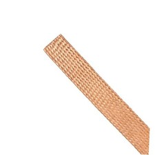 Flat Copper Braid Cable5ft Braided Mesh Copper Ground Strap Wire, 5/16" 1