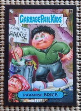 PARADISE BRICE: BLACK BORDER (#177/199) 2025 GPK x GREEN DAY SP 8a RARE CHASE