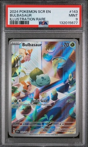 2024 Pokemon SCR EN Bulbasaur 143 PSA 9