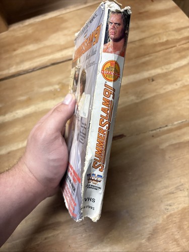 WWF Summer Slam 91 - VHS Tape Big Box WWE Vintage VHS Rare Tested Fast Shipping - Picture 13 of 14
