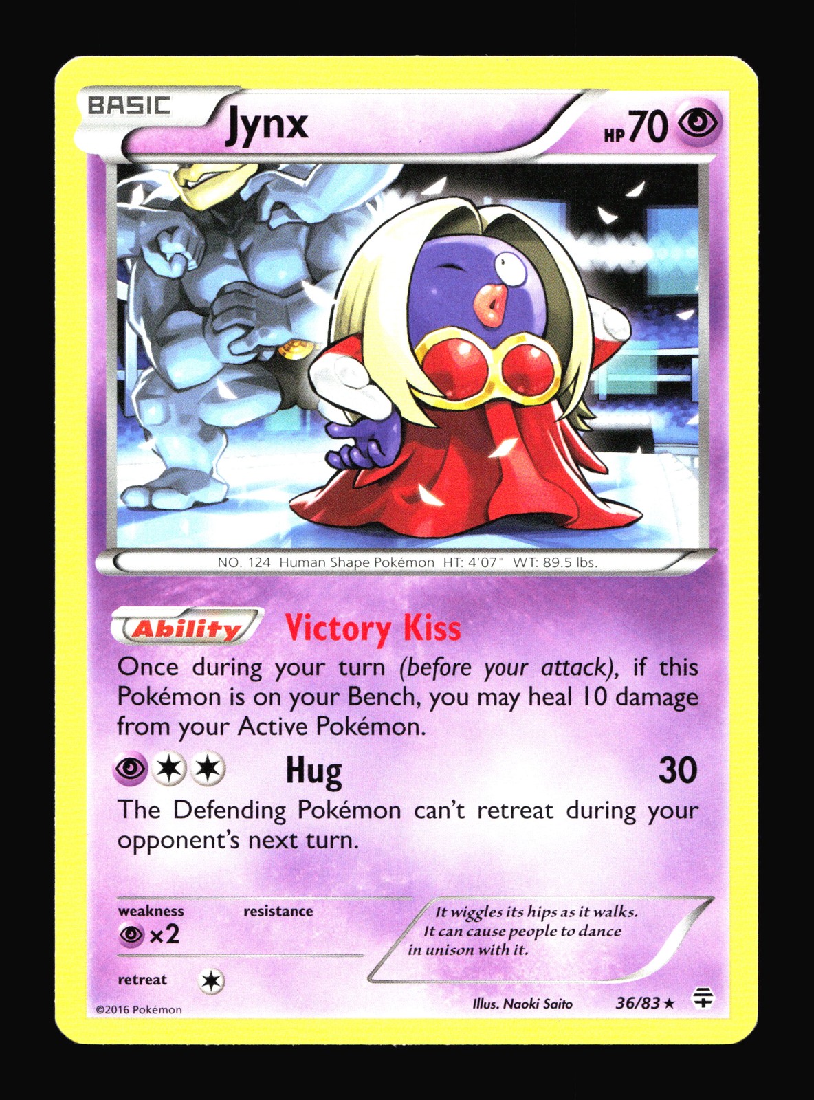 Jynx Generations #36/83 Non Holo Rare Pokemon Card T2-1190