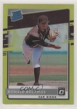 2020 Donruss Optic Rated Rookies Retail Lime Green Prizm Ronald Bolanos #84 00gy