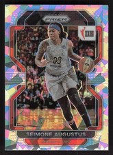2022 Panini Prizm WNBA #156 Seimone Augustus Ice