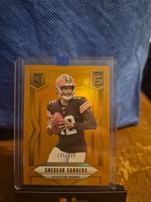 2025 Panini Donruss Elite - Rookies Shedeur Sanders #112 Status Metallic Orange