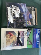 Vintage Microsoft Flight Simulator Handbooks Misc. Lot