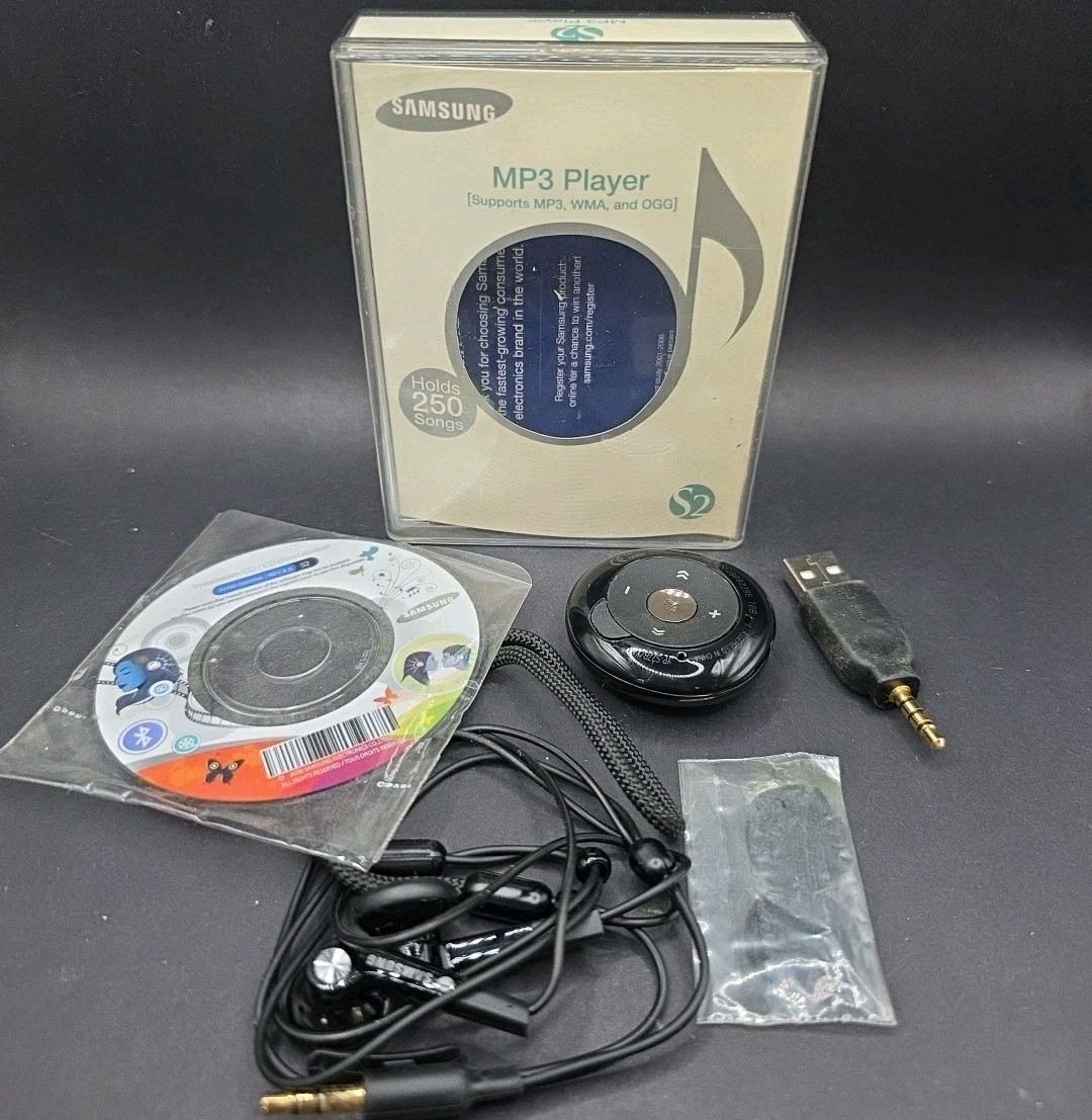 Samsung YP-S2 Mp3 Player Black 1 GB (YP-S2ZB / XAA… | eBay