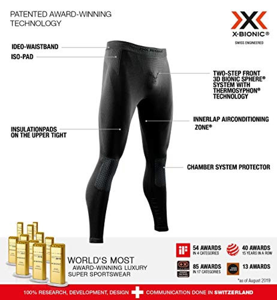 (TG. L) X-Bionic Combat Energizer 4.0 Pantaloni B137 Black/Anthracite L - NUOVO