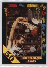 1992 Wild Card Collegiate 50 Stripe Bill Wennington #61 0q3