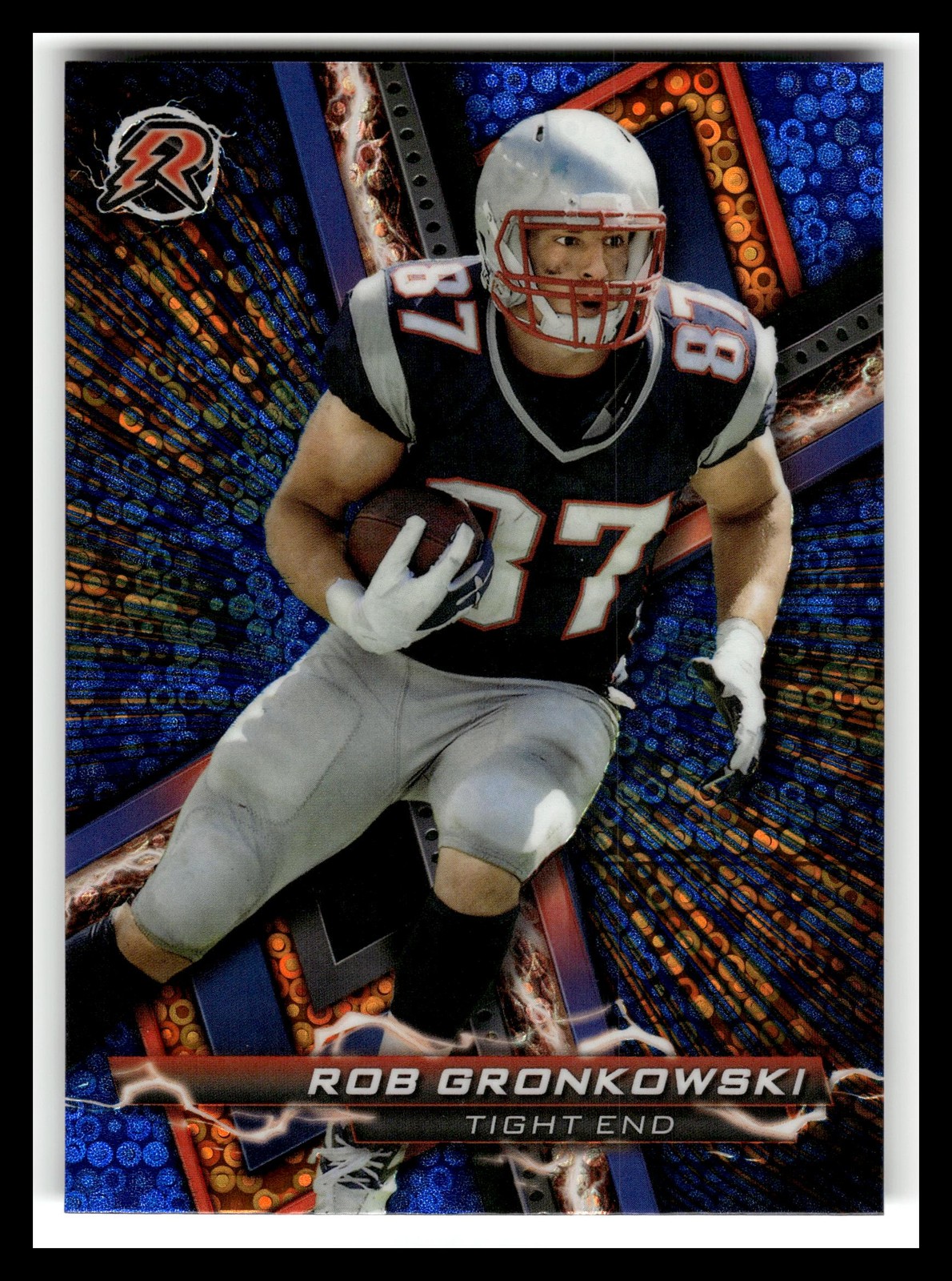 2023 Topps Composite #73 Rob Gronkowski Resurgence Blue and Orange Spark
