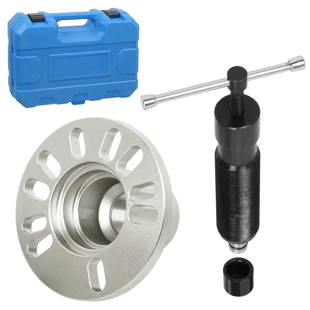 Radlager Abzieher 10 Tonnen Hydraulik Radnaben Abzieher Set – Für Antriebswellen, Lochkreis 96-125 Mm | KFZ Werkzeug Zum Ausdrücken Hydraulik Abzieher