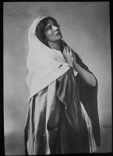 Glass Magic Lantern Slide OBERAMMERGAU PASSION PLAY NO24 DATED 1910 PHOTO 