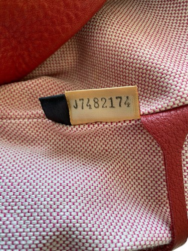 Borsa a tracolla Dooney Bourke in pelle rossa pieghevole - Foto 6 di 8