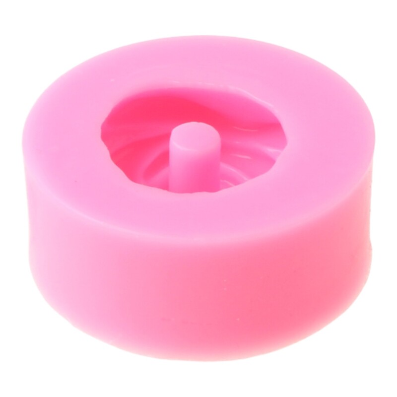 Shiny Epoxy Resin Rose Flower Straw Silicone Mold Handmade Craft DIY