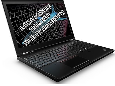 Lenovo ThinkPad P50 i7 6820HQ 2,7GHz 4GB 512GB SSD 15,6'' Win 10 Pro Nvidia M1000