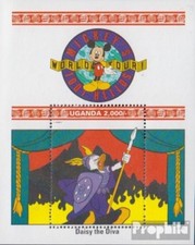 ouganda Bloc 160 (complète edition) neuf avec gomme originale 1992 walt-disney-p
