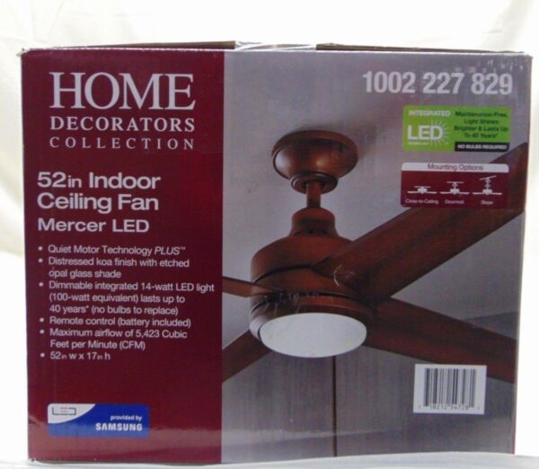  Home  Decorators  Collection Mercer 52  In LED Indoor 