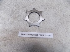 BICYCLE 40's 50's BENDIX HUB SPROCKET 7 SKIP TOOTH SCREW ON 407