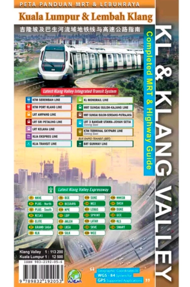 KUALA LUMPUR MALAYSIA Completed MRT Highway Guide INTERESTING