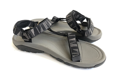 TEVA MEN HURRICANE XLT 2 CHARA BLACK GREY SPORTS SANDALS US 