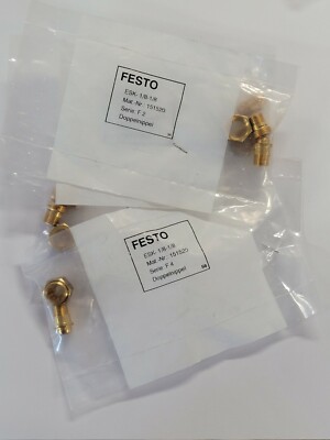 4x FESTO ESK-1/8-1/8 151520 Verschraubungen Fittings - NEU/OVP worldwide ship