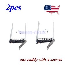 2x 2.5" SAS/SATA Tray Caddy for Dell PowerEdge R710 R610 R620 R720 R720xd G176J