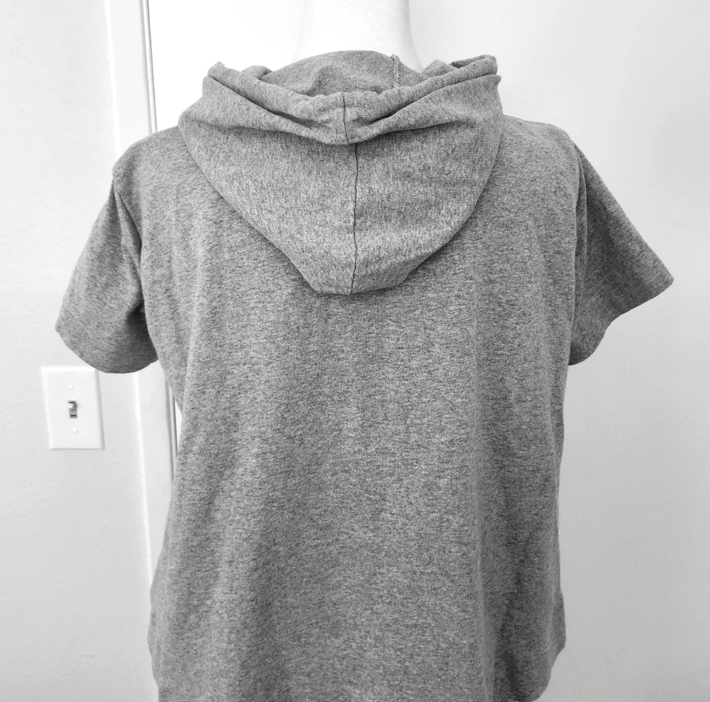 sacai FELPA CON CAPPUCCIO ABITO a strati pezzo unico cotone donna taglia 1 US 6 felpa con cappuccio