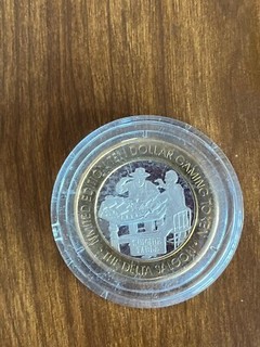 LIMITED EDITION TEN DOLLAR TOKEN "THE DELTA SALOON" VIRGINIA CITY NV