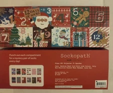 12 Days Of Socks Christmas - SOCKOPATH Women's Low Cut Size 4-10