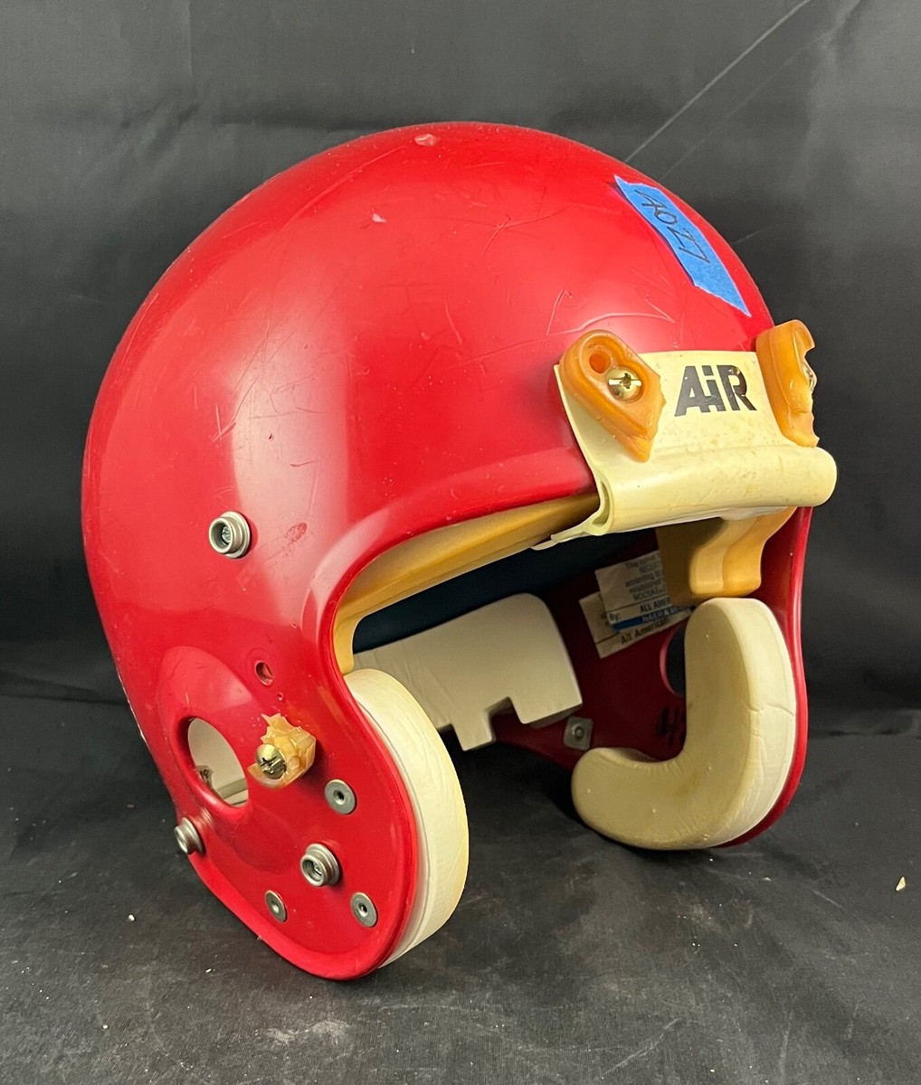 Vtg Schutt BIKE 1989 Game Used Worn AiR Power Football Helmet Medium  Complete