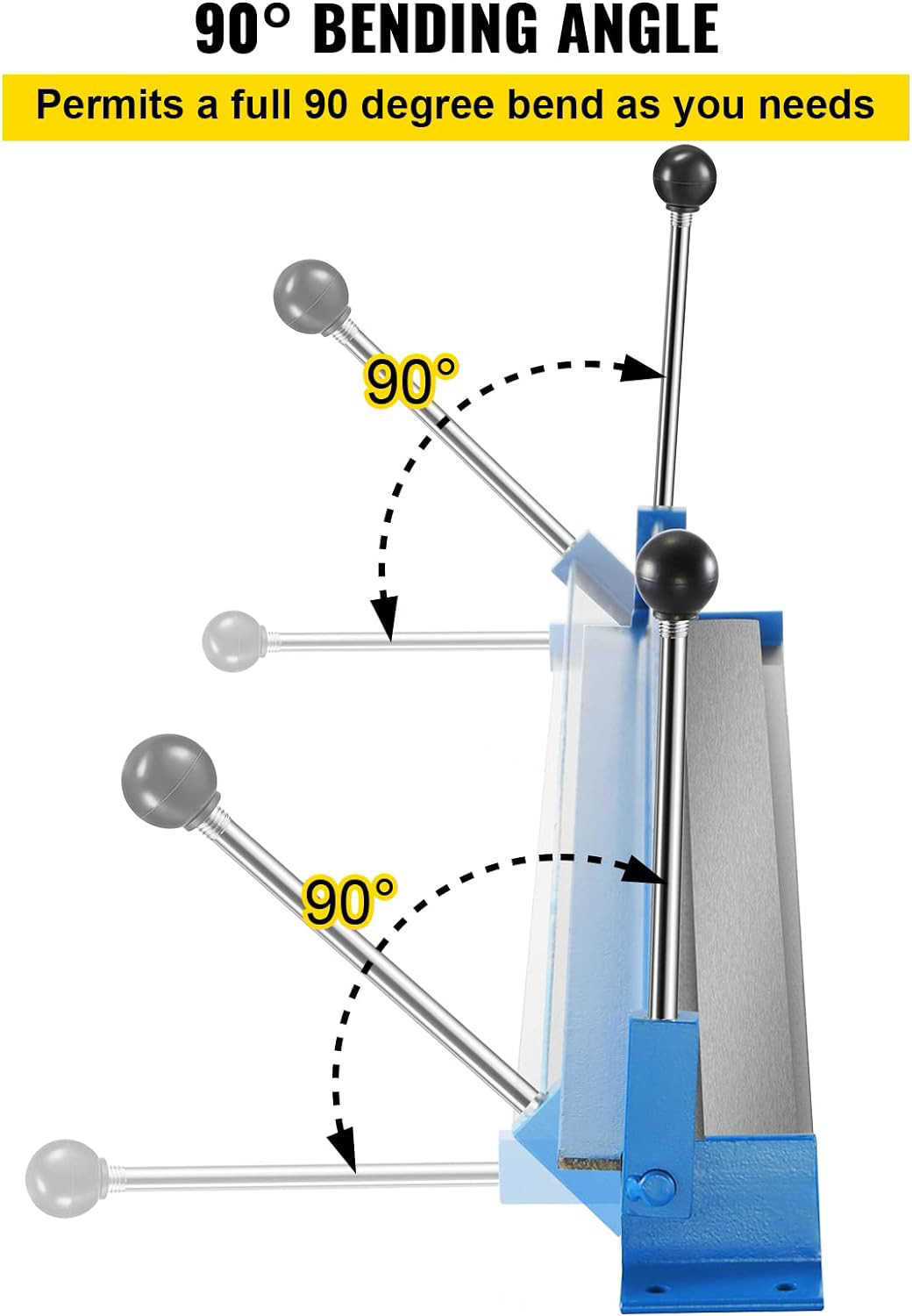 VEVOR Sheet Metal Brake 36 In. Metal Bender Brake 910 mm Length