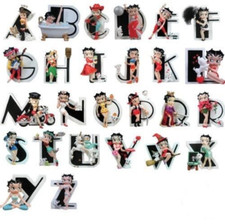BETTY BOOP ALPHABET COLLECTION LETTERS A - Z BOXED B C D E F G H I J K L M N O P