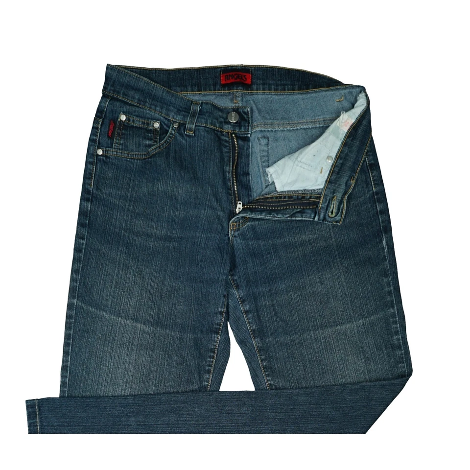 Angels Dolly 8032 Damen Stretch Jeans Hose straight Leg mid 38 M W29 L30 d. blau - Bild 3 von 4