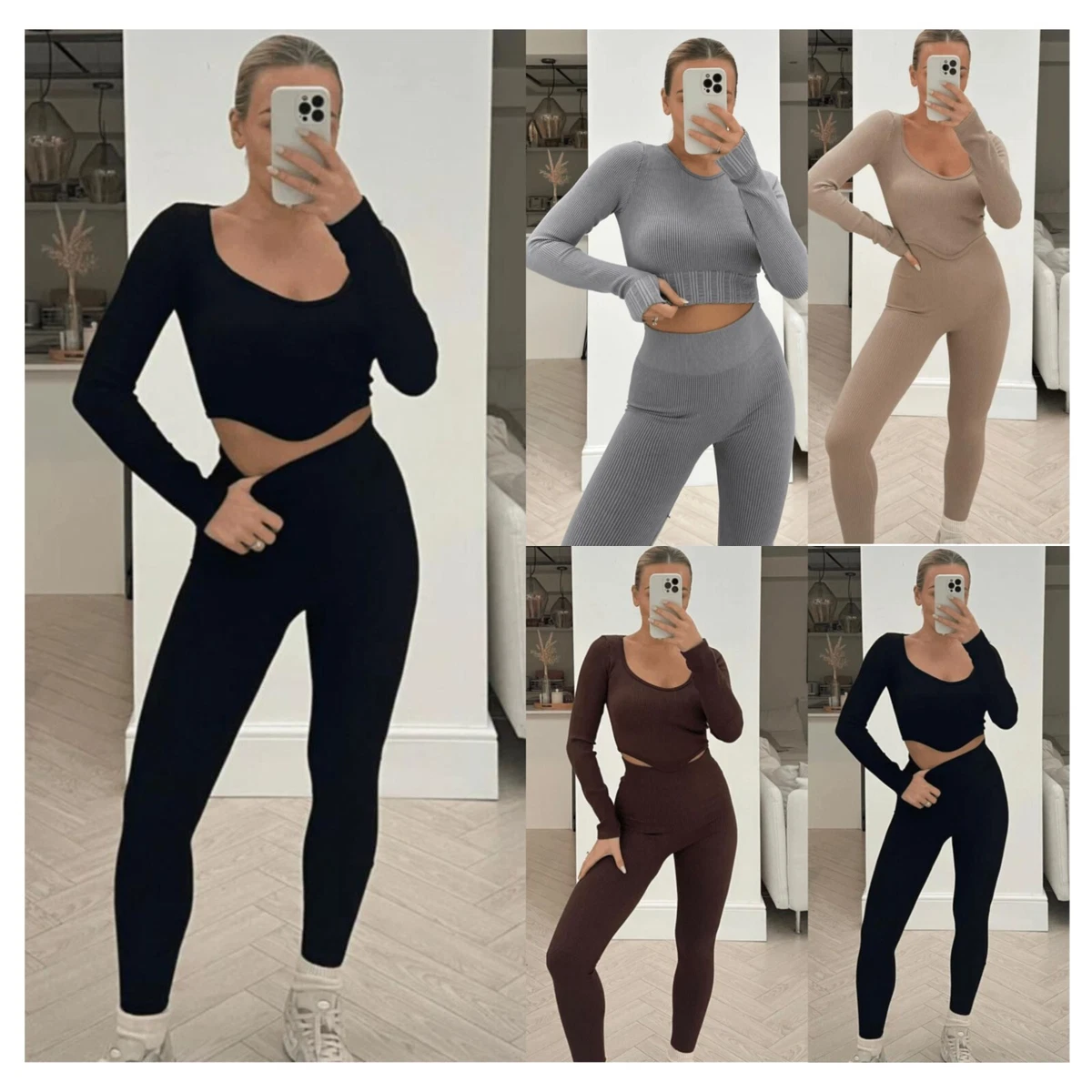 High waisted cheap tracksuit
