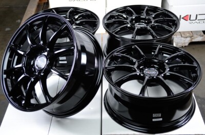 Kudo Racing Flow Formed Lightweight 10.8 LBS Wheels Rims 15x7 5x100 5x114.3 (4)