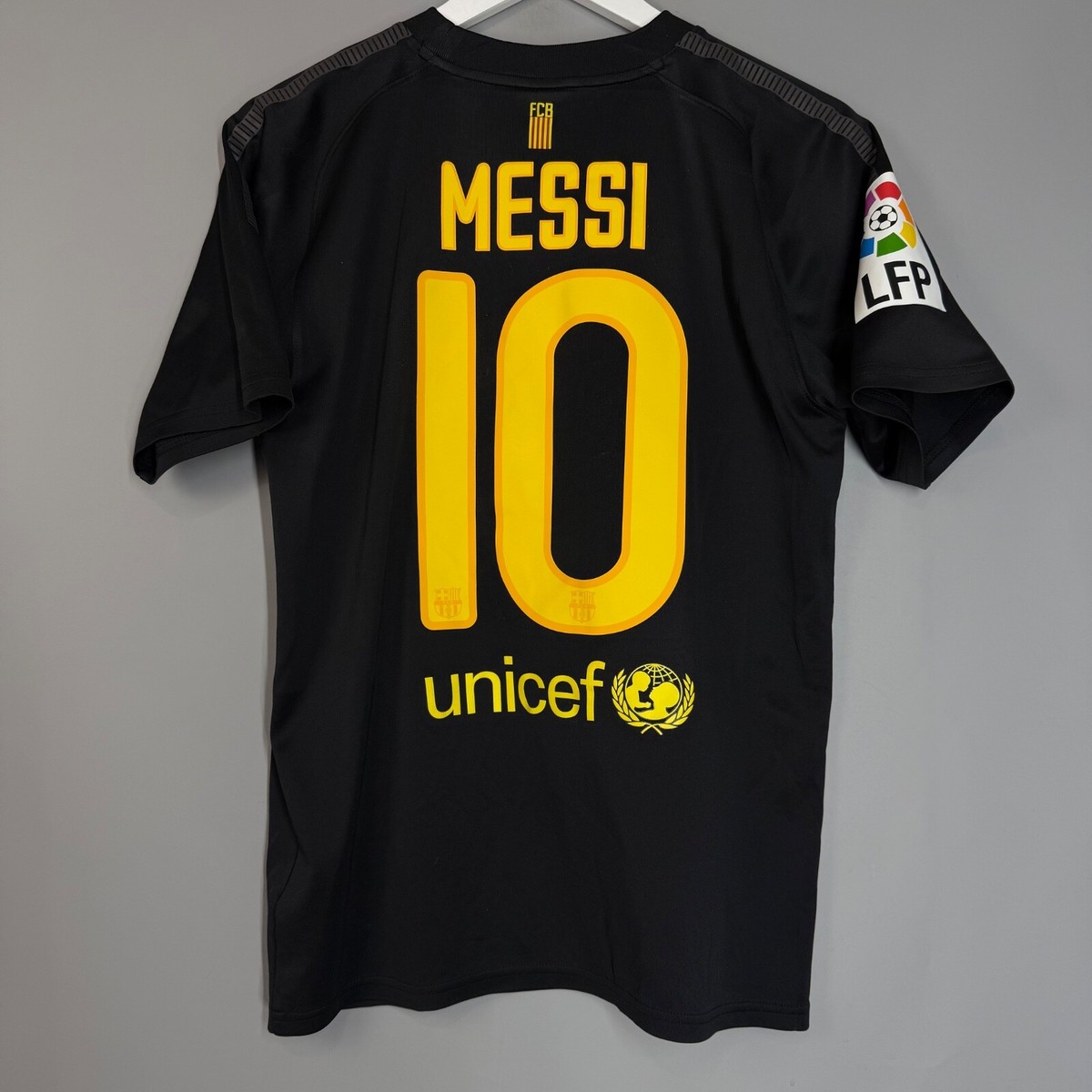 BARCELONA NIKE 2011/2012 FOOTBALL AWAY JERSEY #10 MESSI SIZE 