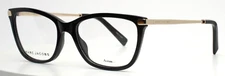 MARC JACOBS 400 807 Black Womens Semi Cat Eye Full Rim Eyeglasses 54-18-145 B:40