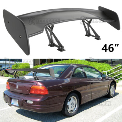 For Chrysler Sebring Matte Black 46'' Rear Spoiler Trunk Racing Wing Spoiler Lip