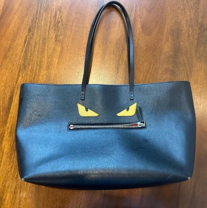 Fendi Medium Black Monster Tote Black | eBay