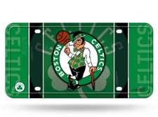 NBA Basketball Boston Celtics Aluminum Metal Car License Plate Tag