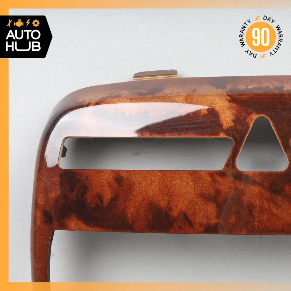 03-06 Mercedes W215 CL500 CL55 AMG consola central moldura de madera 2156805639 OEM Foto 2 de 4