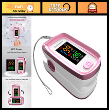Fingertip Pulse Oximeter, Blood Oxygen Monitor with Large LED Display Heart Ra