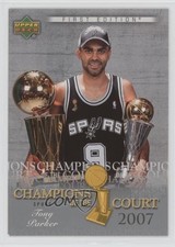 2007 Upper Deck First Edition Champions of the Court Tony Parker #CC-TP HOF 7ns